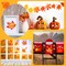 11 Pieces Fall Painting Stencils Autumn Stencil (Maple,8 x 8 Inch, 6 x 12 Inch)